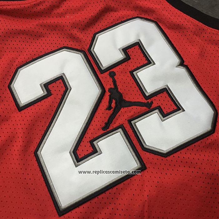 Camiseta Michael Jordan #23 Rojo Blanco
